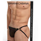 Banana Cabana Jock Mesh - Black - Medium/Small