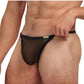 Banana Cabana Mesh G-String - Black - Large/XLarge