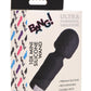 Bang! 10x Mini Silicone Rechargeable Wand - Black