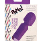 Bang! 10x Mini Silicone Rechargeable Wand - Purple