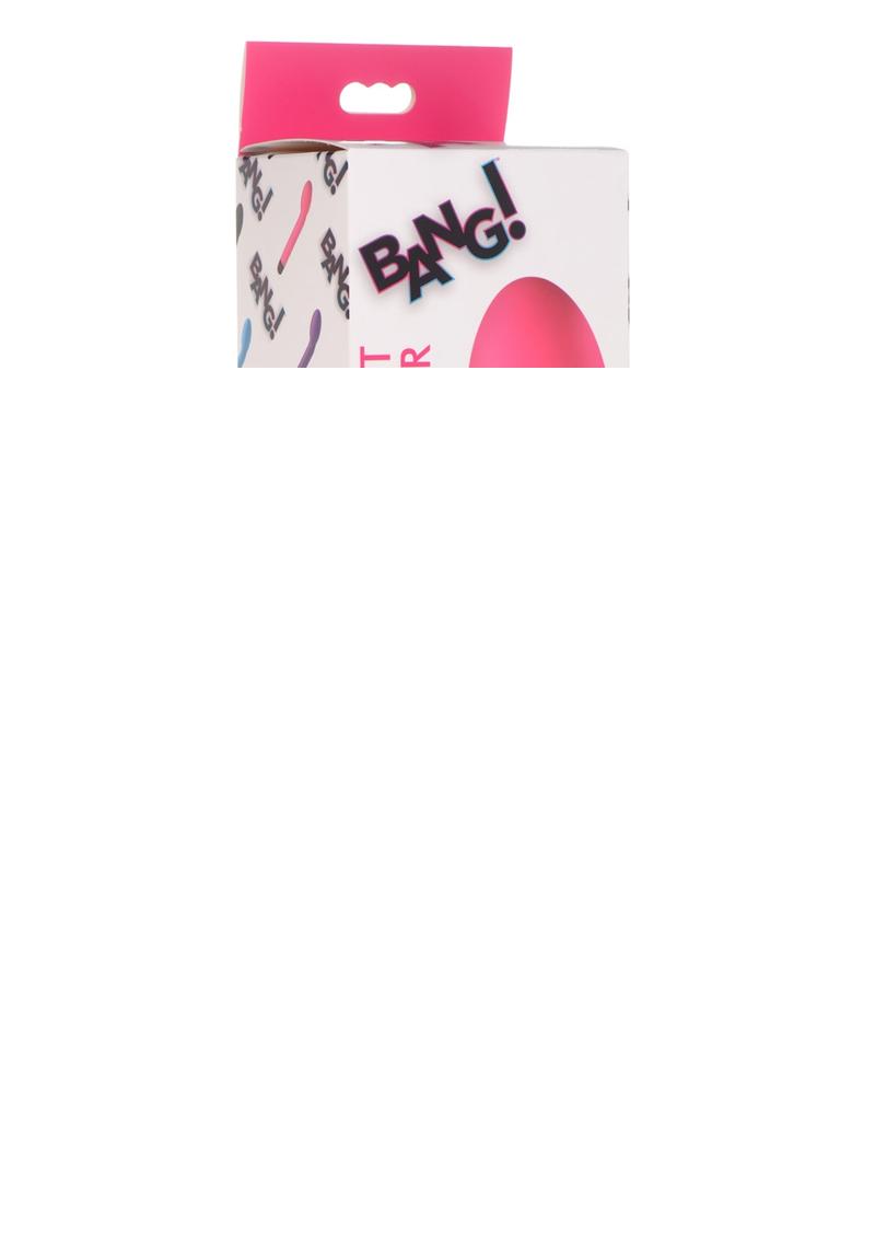 Bang! 10x Rechargeable Silicone G-Spot Vibrator - Pink