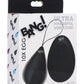 Bang! 10x Rechargeable Silicone Vibrating Egg with Remote Control - Black