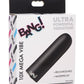 Bang! 10x Rechargeable Vibrating Bullet - Black