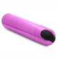 Bang! 10x Vibrating Metallic Rechargeable Bullet Vibrator - Purple