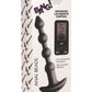 Bang 25x Rechargeable Silicone Anal Beads with Remote Control - Black