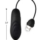 Bang! 7x Pulsing Rechargeable Silicone Bullet Vibrator