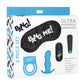 Bang! Duo Blast Plug and Cock Ring Kit - Blue - Set Of 4