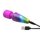 Bang! Rainbow Mini Wand Rechargeable Silicone Vibrator