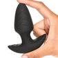 Bang Rotating Vibra Plug W/Remote Blk