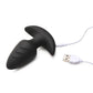 Bang Rotating Vibra Plug W/Remote Blk