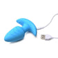 Bang Rotating Vibra Plug W/Remote Blu