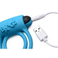 Bang! Silicone Rechargeable Cock Ring and Bullet with Remote Control