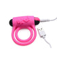 Bang! Silicone Rechargeable Cock Ring and Bullet with Remote Control
