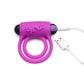Bang! Silicone Rechargeable Cock Ring and Bullet with Remote Control