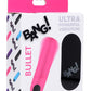 Bang! Vibrating Bullet with Remote Control - Pink