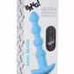 Bang! Vibrating Silicone Rechargeable Anal Beads with Remote Control - Blue