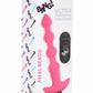 Bang! Vibrating Silicone Rechargeable Anal Beads with Remote Control - Pink