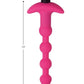 Bang! Vibrating Silicone Rechargeable Anal Beads with Remote Control