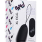 Bang! XL Vibrating Egg - Black - XLarge