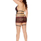 Barely Bare Mini-Skirt, Garters, Bra and G-String