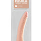Basix Dong Slim 7 with Suction Cup - Flesh - 7in