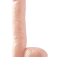 Basix Rubber Works Dong with Suction Cup - Flesh - 9in