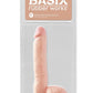 Basix Rubber Works Dong with Suction Cup - Flesh - 9in