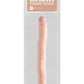 Basix Rubber Works Double Dong Waterproof - Flesh - 12in