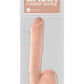 Basix Rubber Works Mega Dildo - Vanilla - 12in