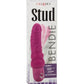 Bendie Stud Curvy Vibrator - Pink