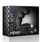 Big Boy Silicone Prostate and Perineum Massager Vibrator - Black