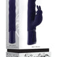 Big Deal Girthy Rechargeable Silicone Rabbit Vibrator - Purple