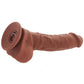 Big Shot Rechargeable Silicone Vibrating Squirting Dong with Balls