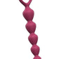 Bing Bang Silicone Anal Beads - Plum Star/Purple - Medium