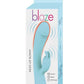 Blaze Heat Up Bunny Rechargeable Silicone Vibrator - Blue