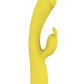 Blaze Heat Up Bunny Rechargeable Silicone Vibrator - Yellow
