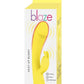 Blaze Heat Up Bunny Rechargeable Silicone Vibrator - Yellow