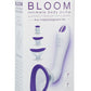 Bloom Intimate Silicone Rechargeable Body Pump - Purple/White