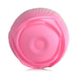 Bloomgasm Pulsing Petals Throbbing Silicone Rechargeable Rose Stimulator - Pink/White
