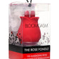 Bloomgasm The Rose Fondle 10x Silicone Rechargeable Massaging Rose Clit Stimulator - Red