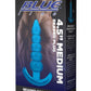 Blue Line Medium Beaded Anal Plug - Blue - Medium - 4.5in