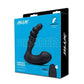 Blue Line Prodder Silicone Rechargeable Sphincter Training Remote Controlled Prostate Stimulator - Black