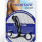 Blue Line Prostate Gear Silicone Prostate Massager - Black - 4.5in