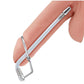 Blue Line Stainless Steel Cock Ring Catheter Urethral Plug