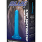 Blue Line Suction Cup Anal Dildo - Blue - 5.75in