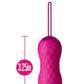 Lush Carina Rechargeable Silicone Vibrating Egg - Velvet