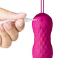 Lush Carina Rechargeable Silicone Vibrating Egg - Velvet