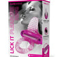 Bodiywand Rechargeable Silicone Lick It Pleasure Ring - Pink