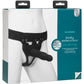Body Extensions Be Daring Silicone Strap-On Harness with Hollow Dildo - Black - 7in - 2 Piece Kit