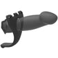 Body Extensions Be Risque Silicone Strap-On Rechargeable Vibrating Harness with Dildo and Remote